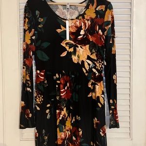 Flora midi dress